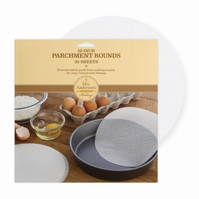 HIC 22094Round Parchment Paper, 10", Pack of 36 baking tools,cake baking,kitchen gadgets