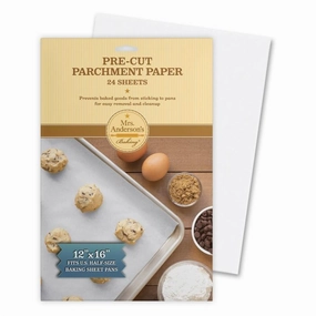 HIC 22097 Baking Parchment Paper, 1/2 size, Pack of 24 baking tools,cake baking,kitchen gadgets