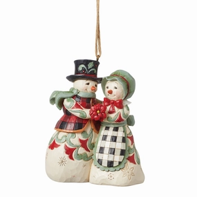 Highland Glen Snwmn Mr&Mrs Orn figurines,decorative figurines,home accents