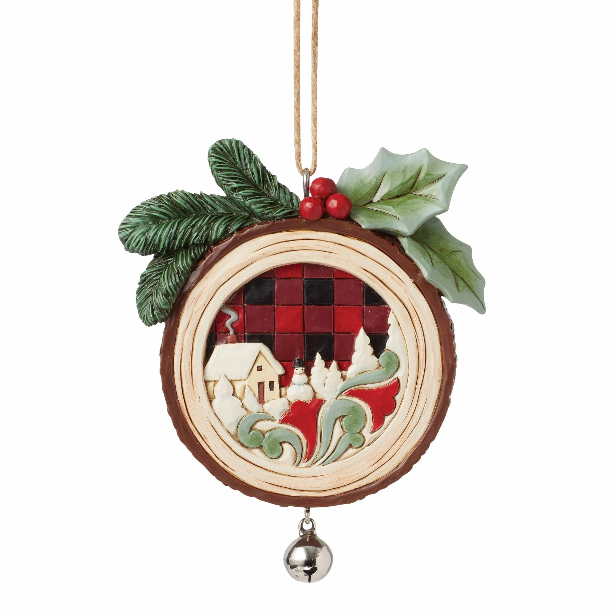 Highland Glen Wood Ornament figurines,decorative figurines,home accents