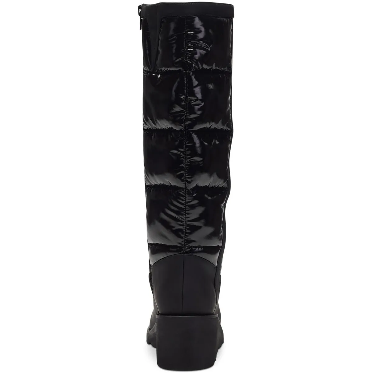 Hiliah Womens Patent Puffy Knee-High Boots ecco Shoes