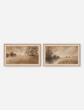 Hillside Haze IV   Hillside Haze II Diptych Wall Art (Set of 2) by Aileen Fitzgerald wall art,canvas print,home wall decor