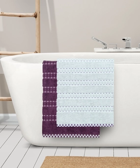 His & Her 2 PC Towel Set, 100% Cotton, 500 GSM, Durable, Super Soft, Adam & Eve bath towels,soft towels,bathroom textiles
