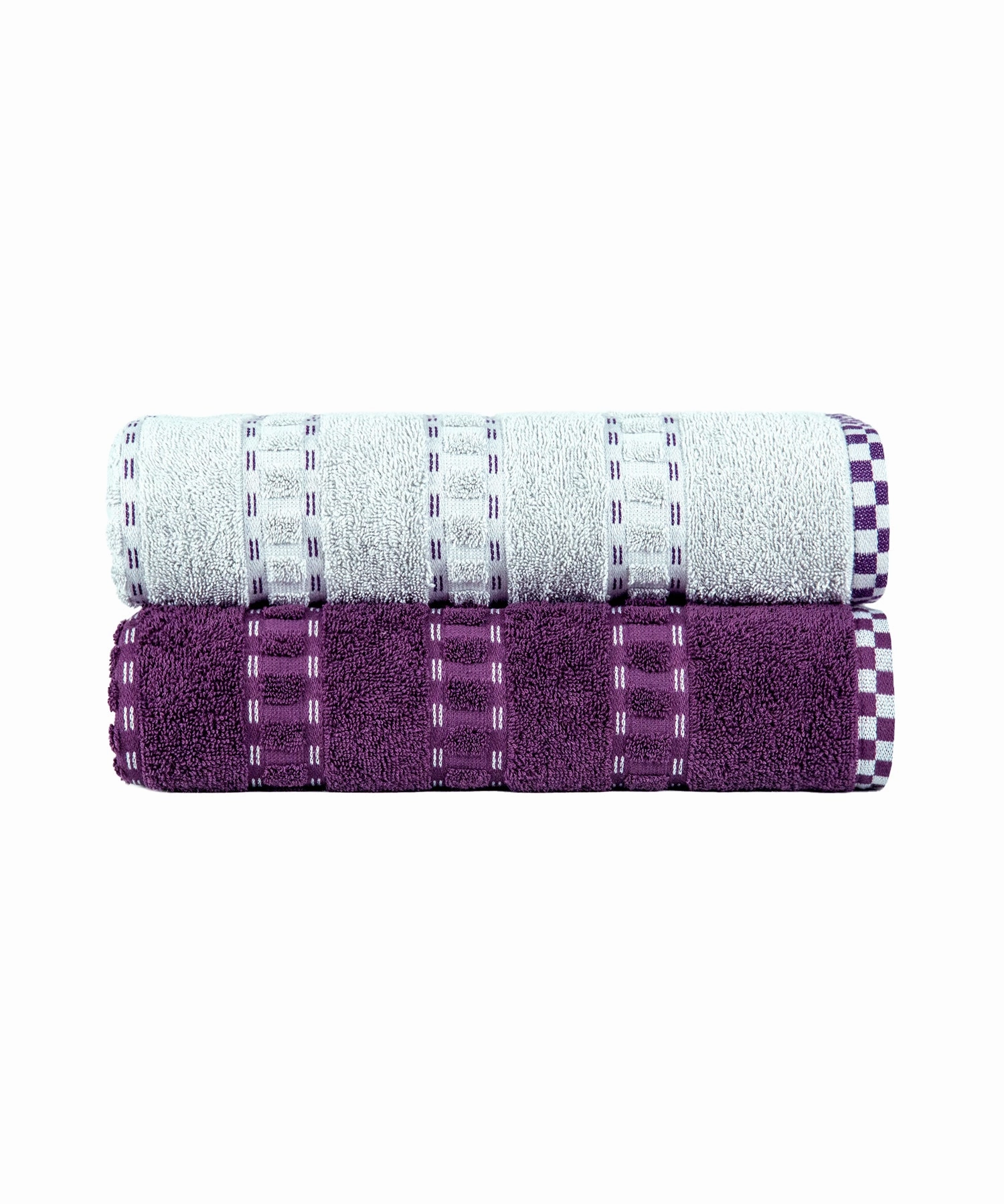 His & Her 2 PC Towel Set, 100% Cotton, 500 GSM, Durable, Super Soft, Adam & Eve