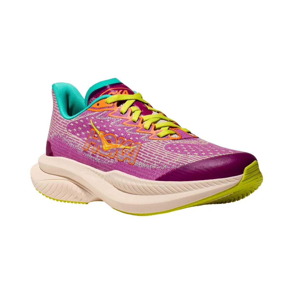 Hoka One One Kid's (Grade School) Mach 6 Fuchsia Hoka One One Shoes