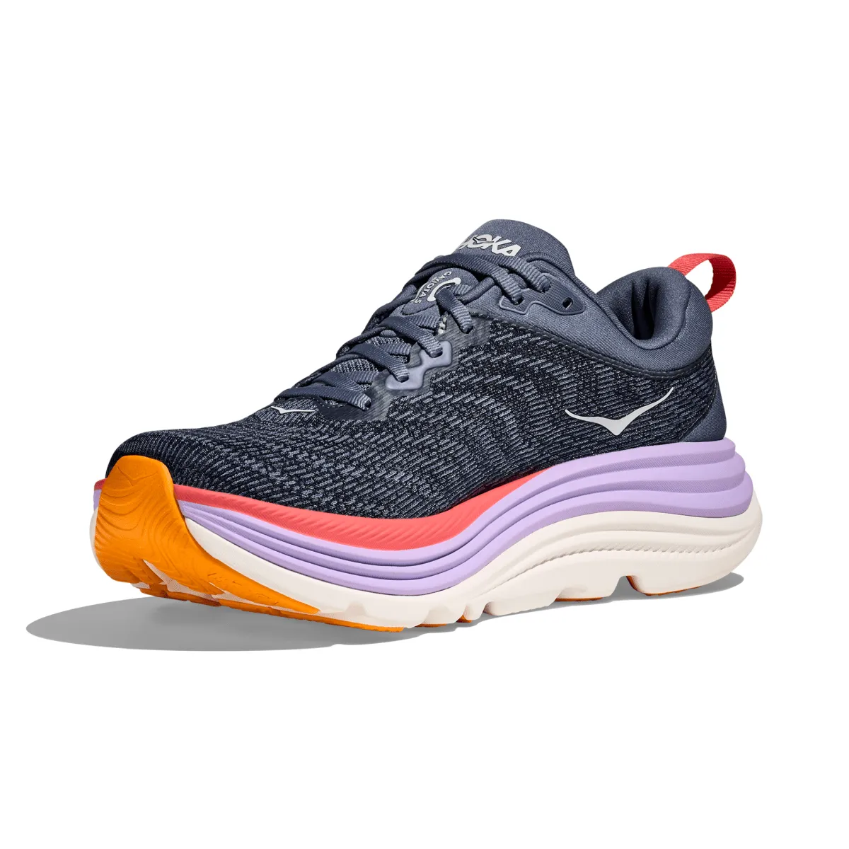 Hoka One One Women's Gaviota 5 Anchor/Grapefruit