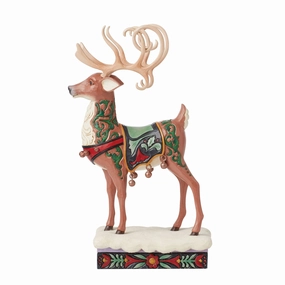 Holiday Manor Reindeer Fig figurines,decorative figurines,home accents