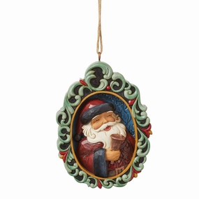 Holiday Manor Santa Ornament figurines,decorative figurines,home accents