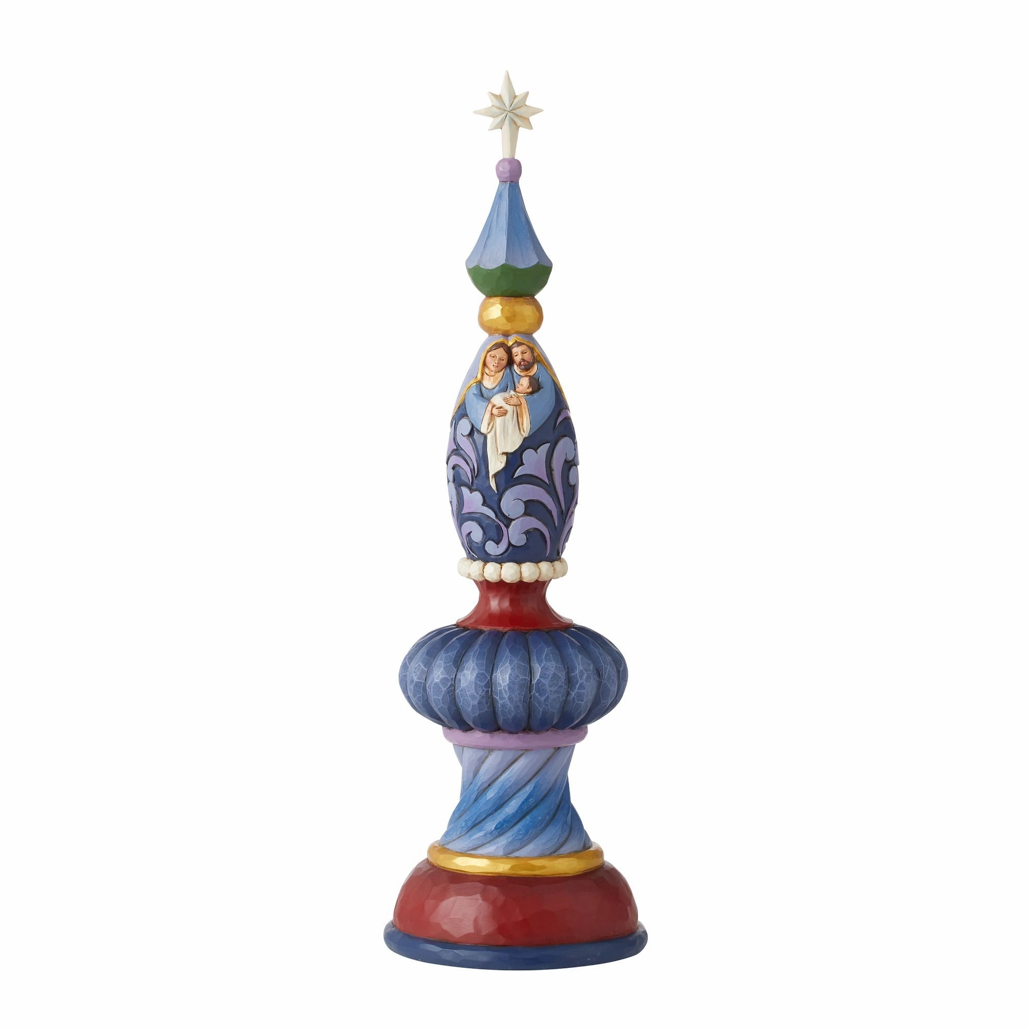 Holy Family Nativity Finial figurines,decorative figurines,home accents