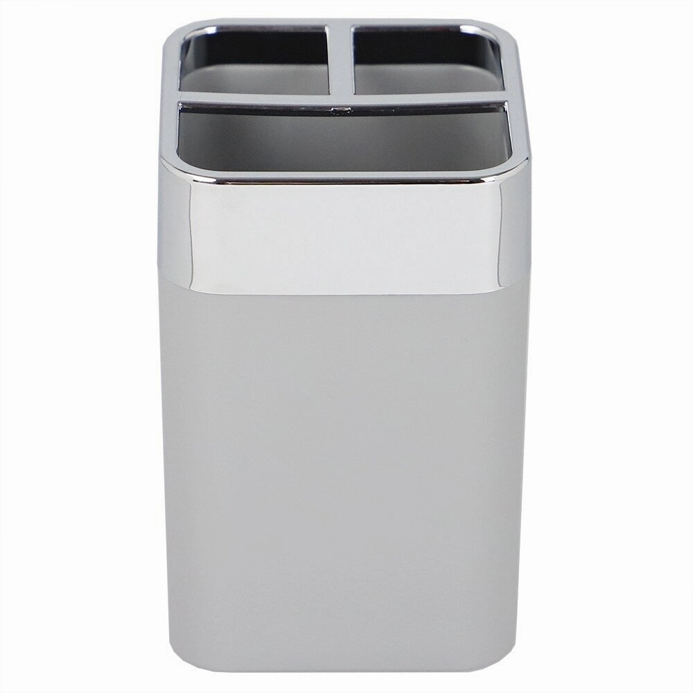 Home Basics Skylar ABS Plastic Toothbrush Holder