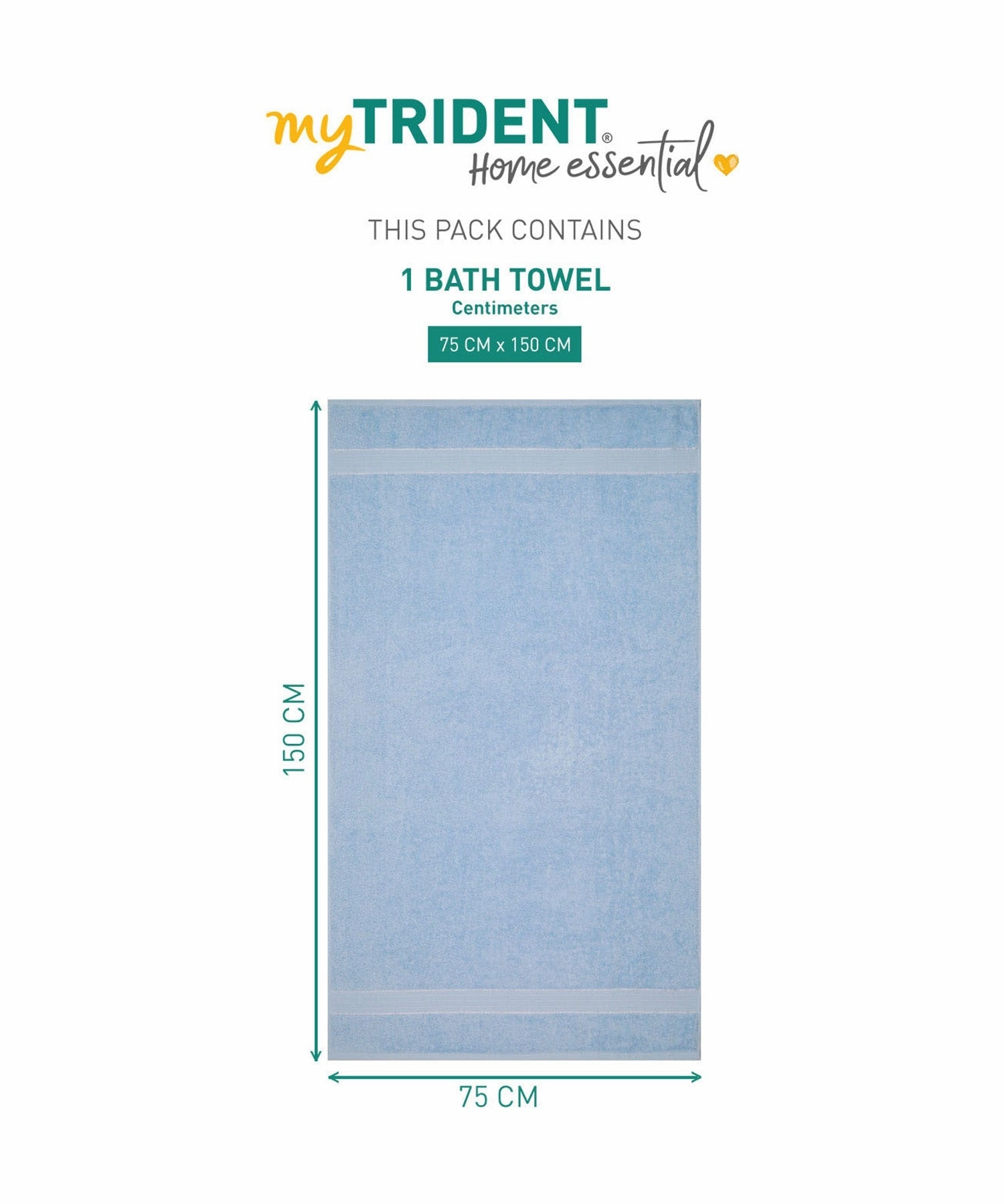 Home Essential Bath Towel,Estate Blue