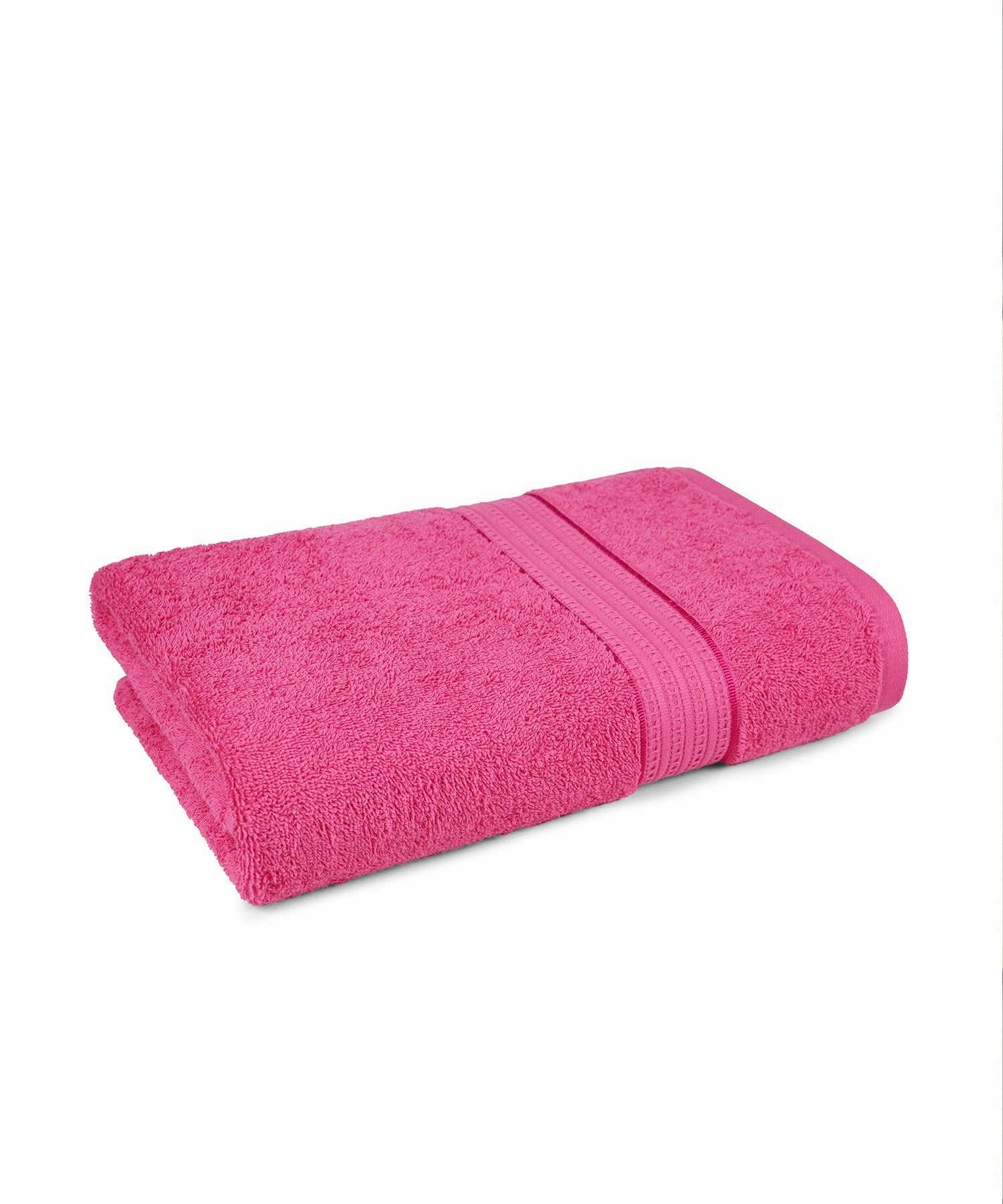 Home Essential Bath Towel,Hot Pink