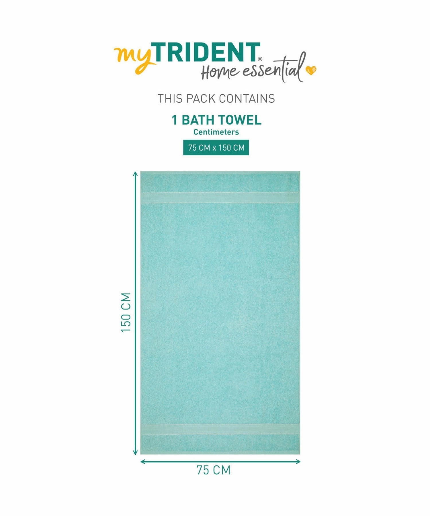 Home Essential Bath Towel,Misty Green