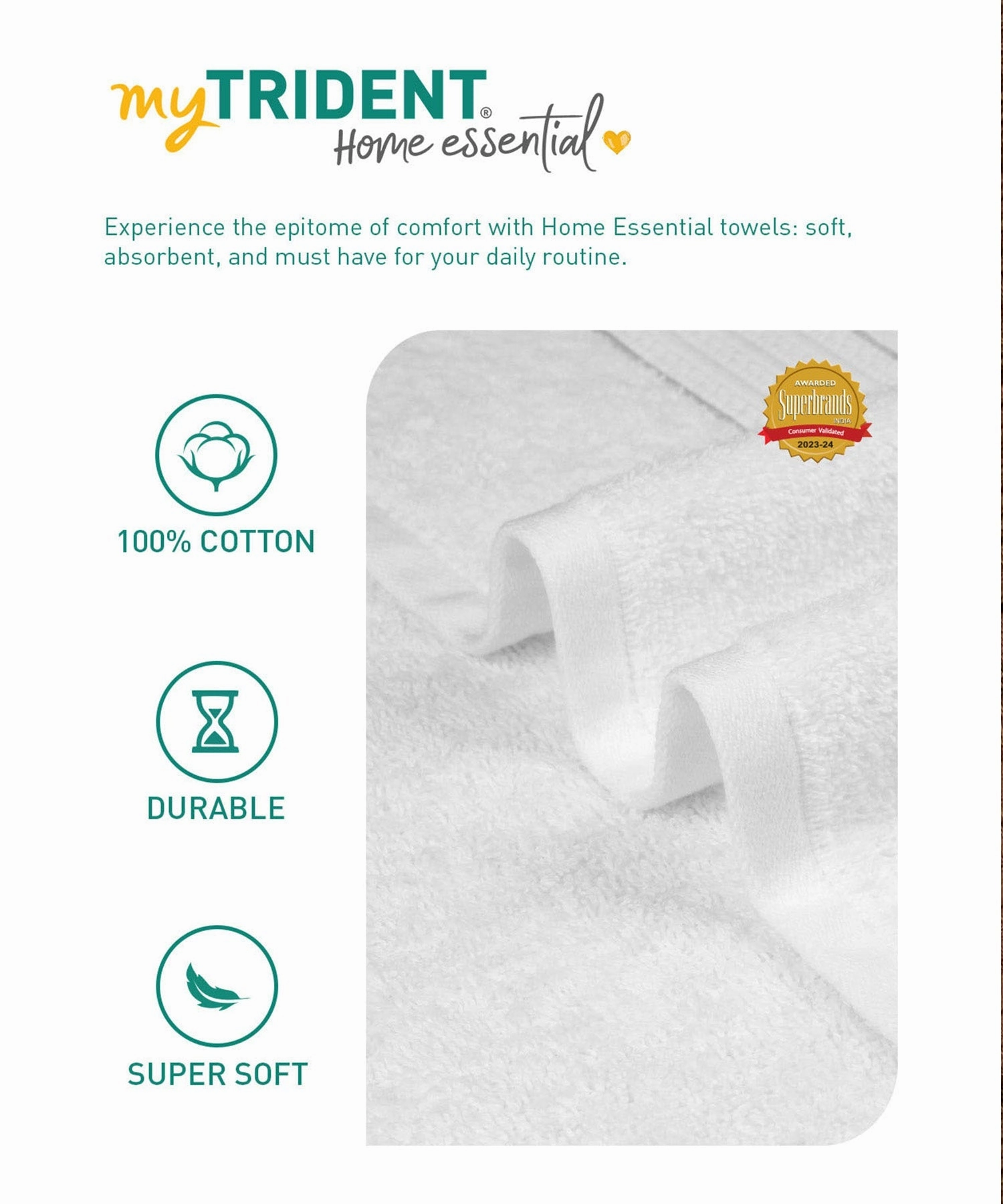 Home Essential Bath Towel,Snow Flake