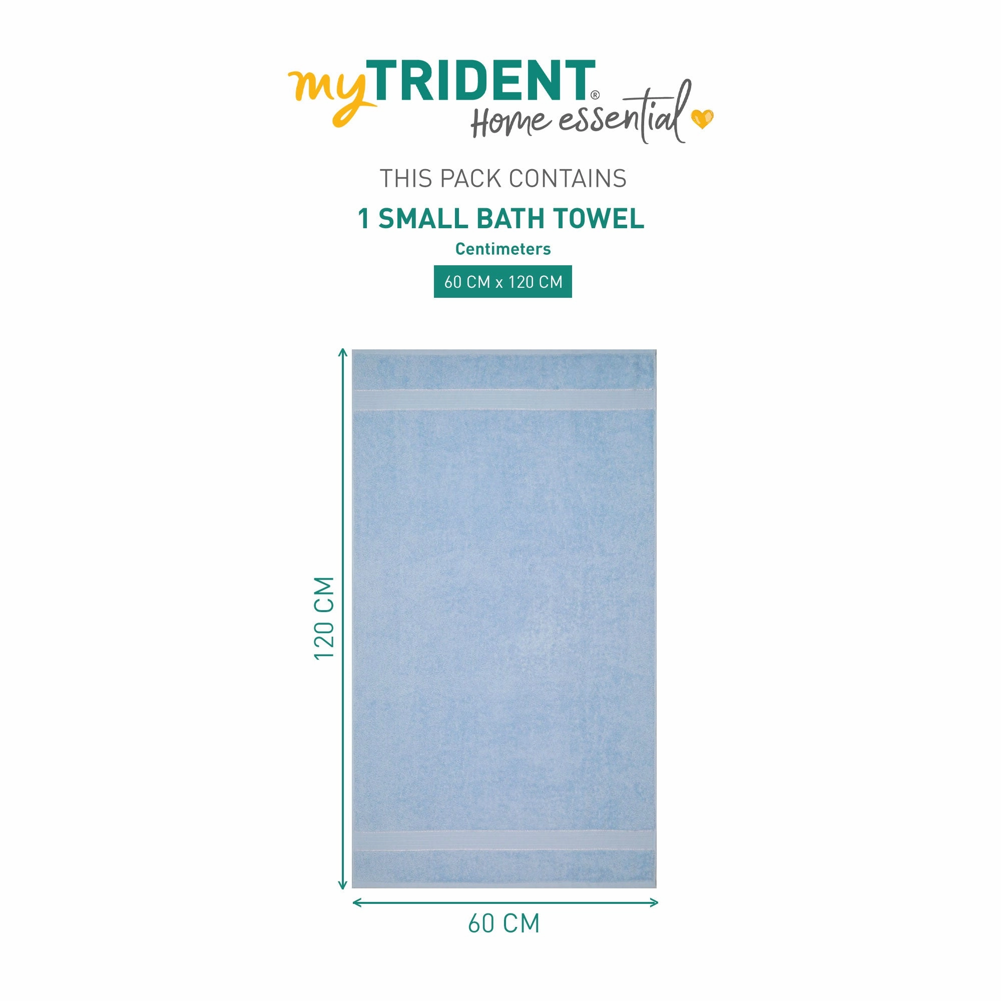 Home Essential Small Bath Towel,Estate Blue