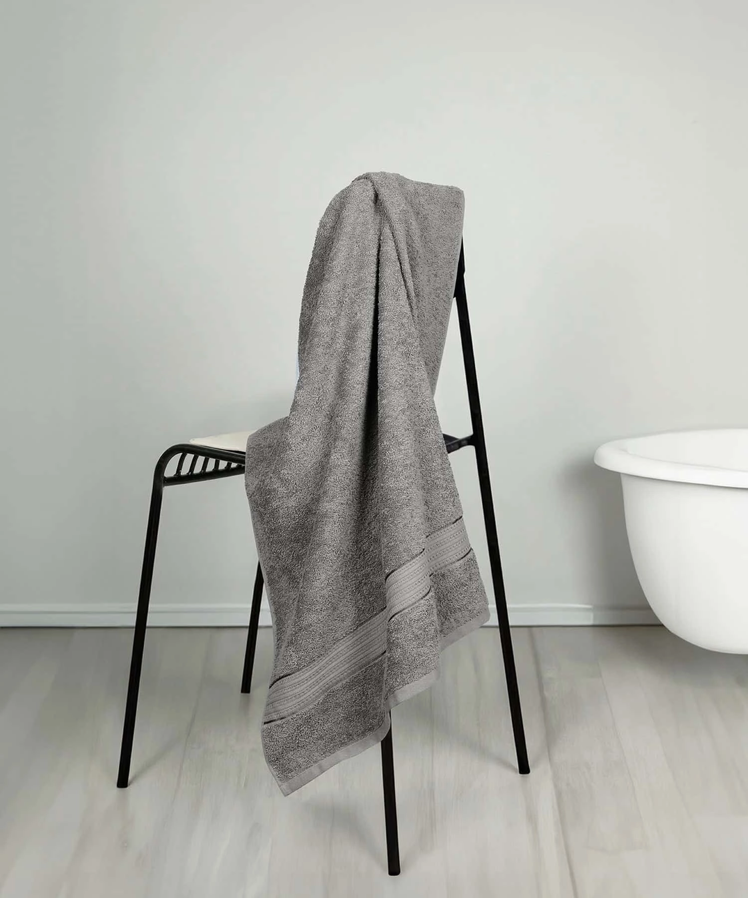 Home Essential Small Bath Towel,Gun Metal bath towels,soft towels,bathroom textiles
