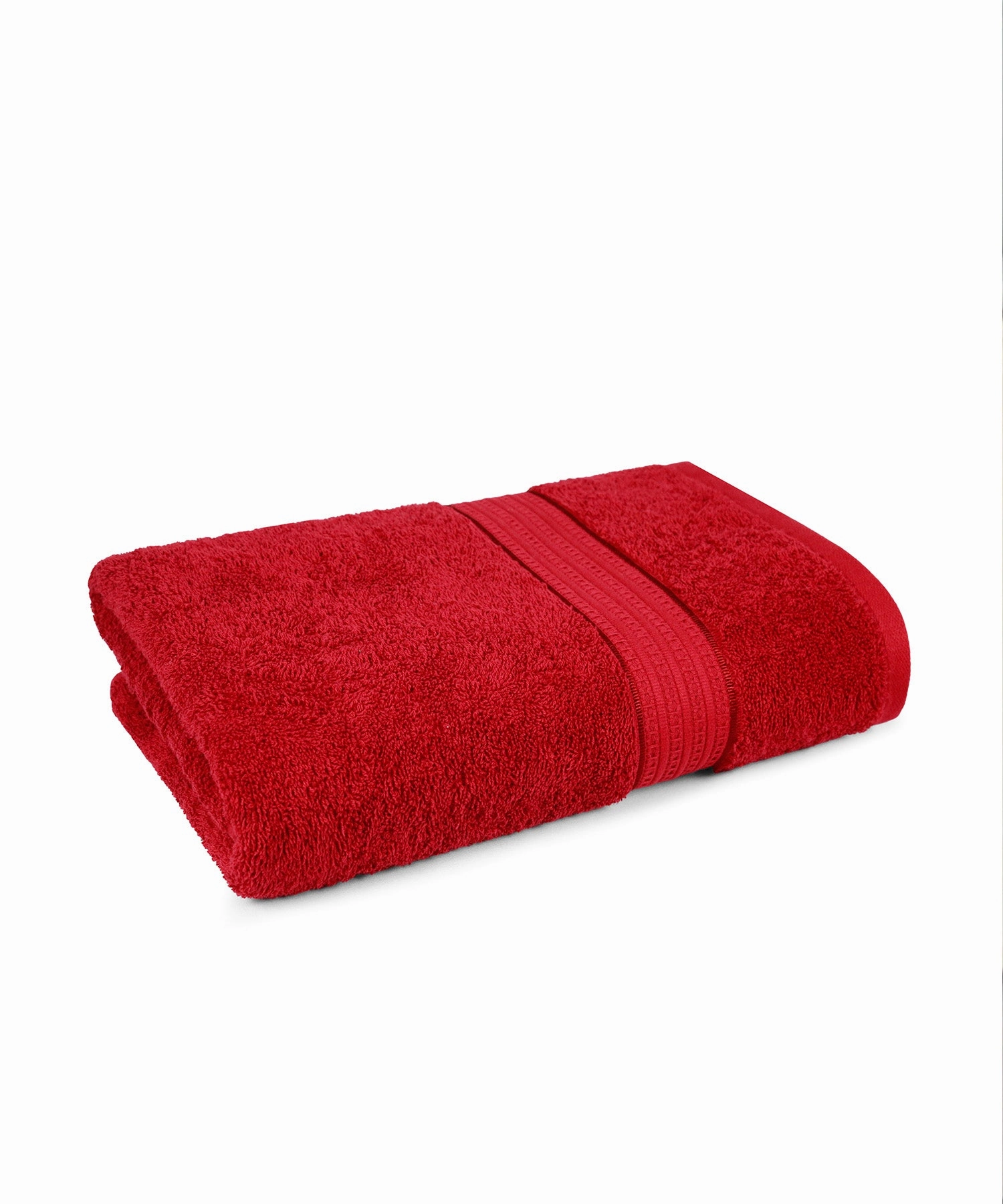 Home Essential Small Bath Towel,Lovely Red