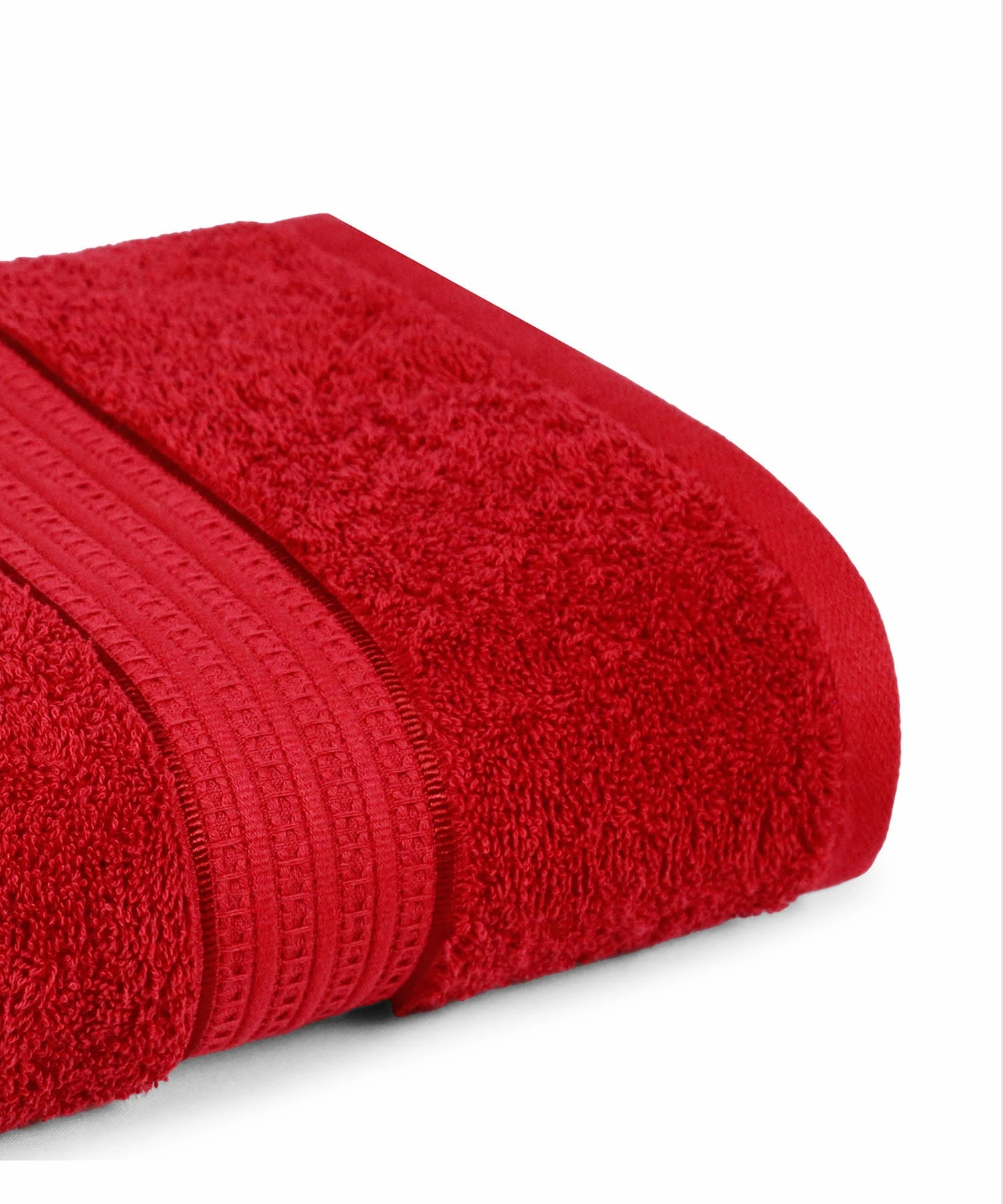 Home Essential Small Bath Towel,Lovely Red