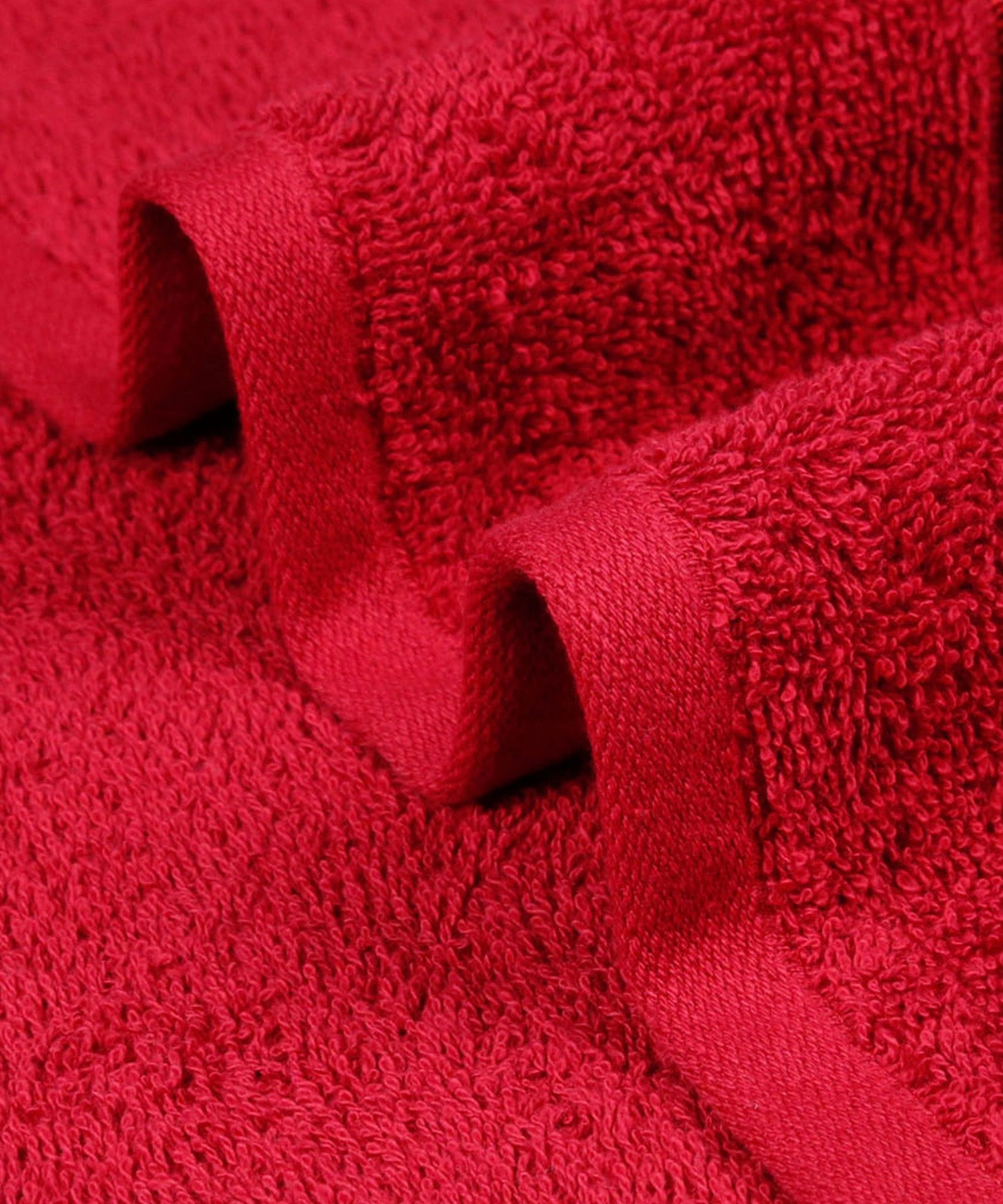 Home Essential Small Bath Towel,Lovely Red