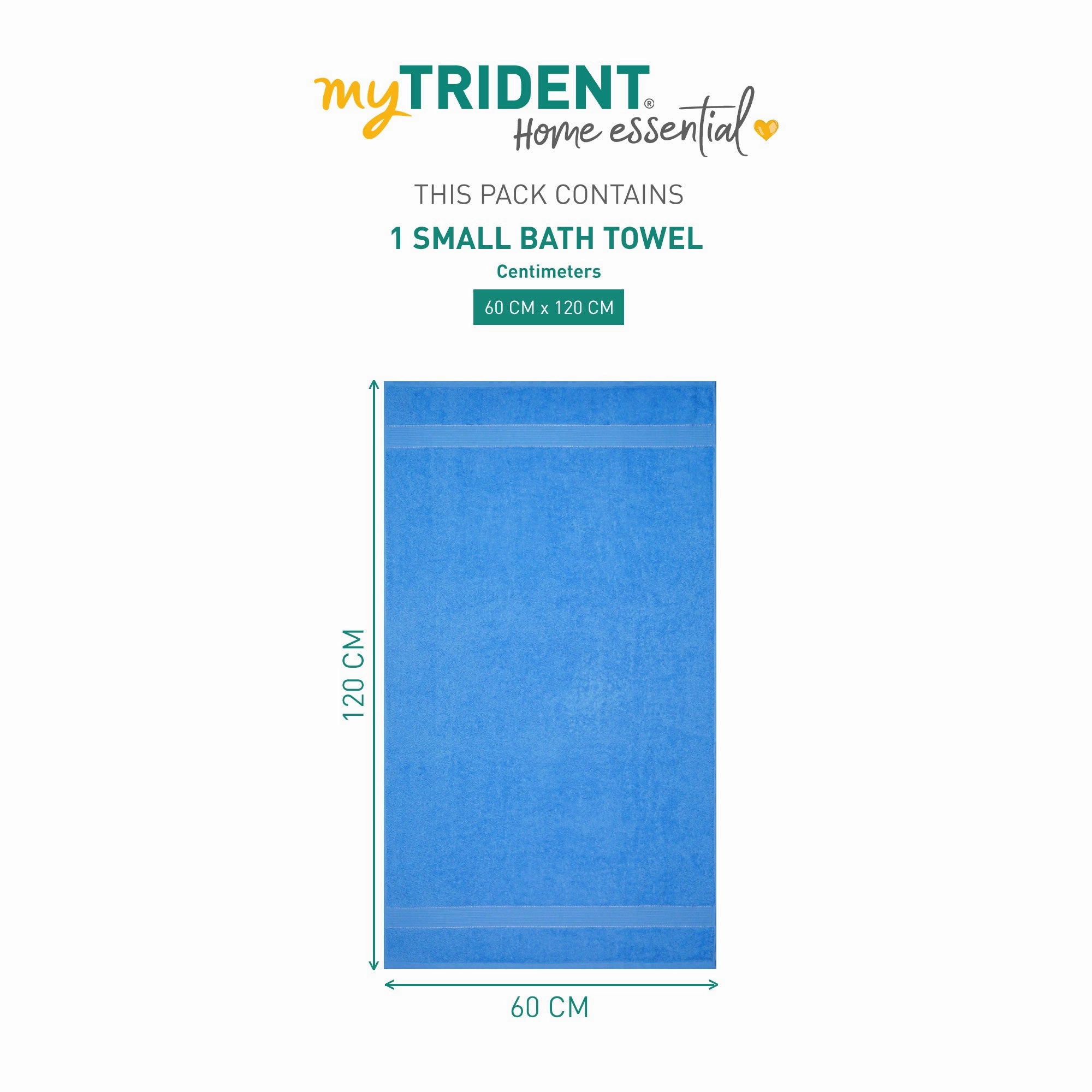 Home Essential Small Bath Towel,Perfect Blue