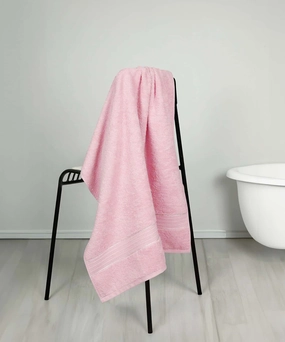 Home Essential Small Bath Towel,Powder Pink bath towels,soft towels,bathroom textiles