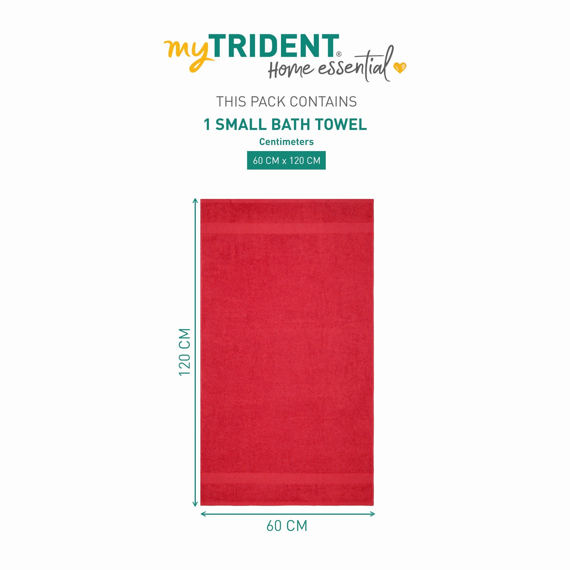 Home Essential Small Bath Towel,Red Cherry