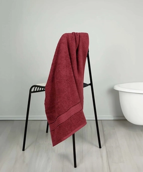 Home Essential Small Bath Towel,Red Wine bath towels,soft towels,bathroom textiles