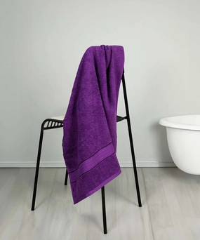 Home Essential Small Bath Towel,Royal Purple bath towels,soft towels,bathroom textiles