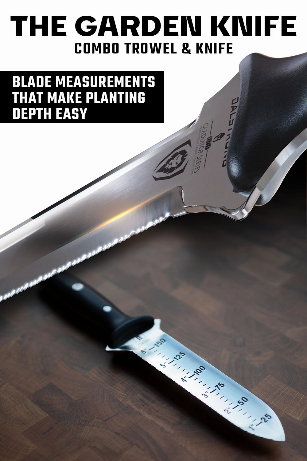 Hori Hori Blade 6.5" | Gladiator Series | NSF Certified | Dalstrong 