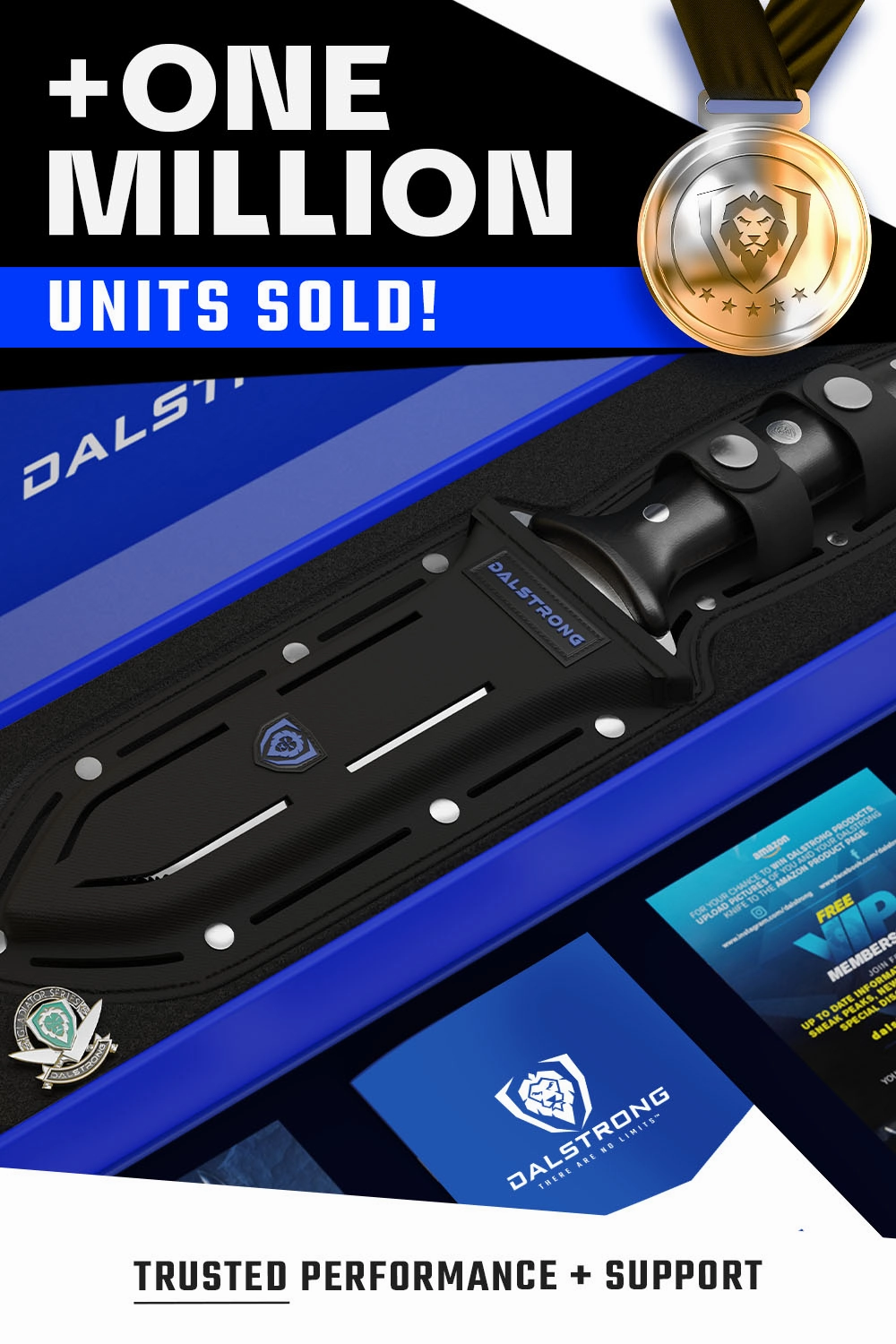 Hori Hori Blade 6.5" | Gladiator Series | NSF Certified | Dalstrong 