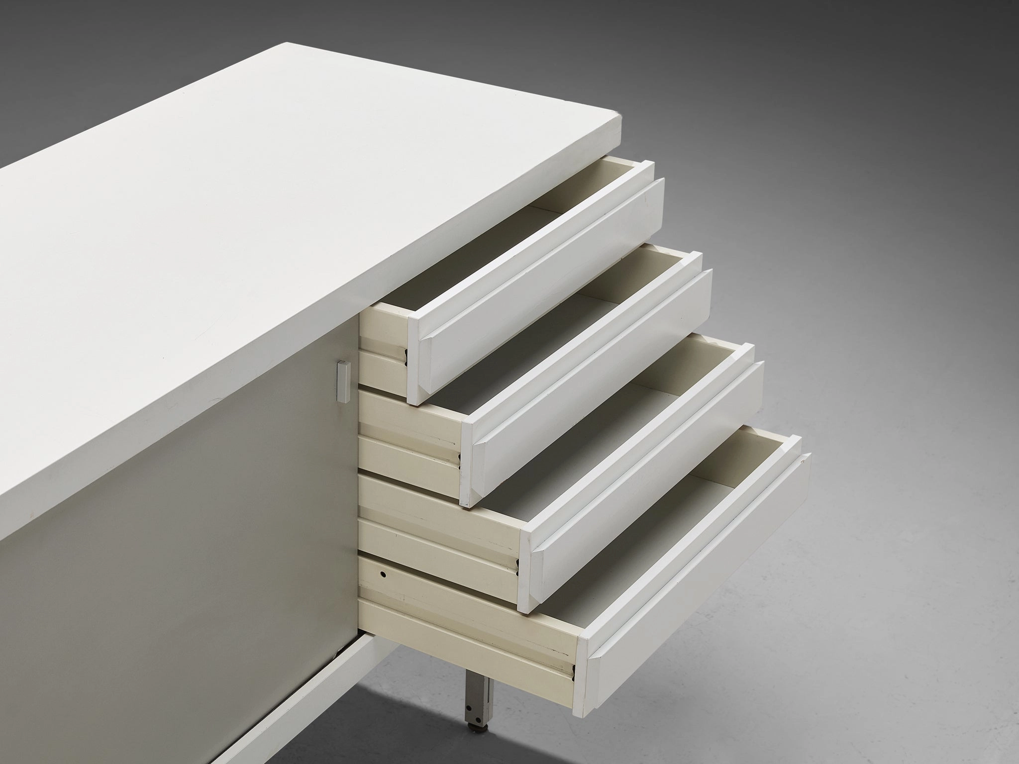 Horst Brning for Behr Minimalist Sideboard with White and Grey Layout
