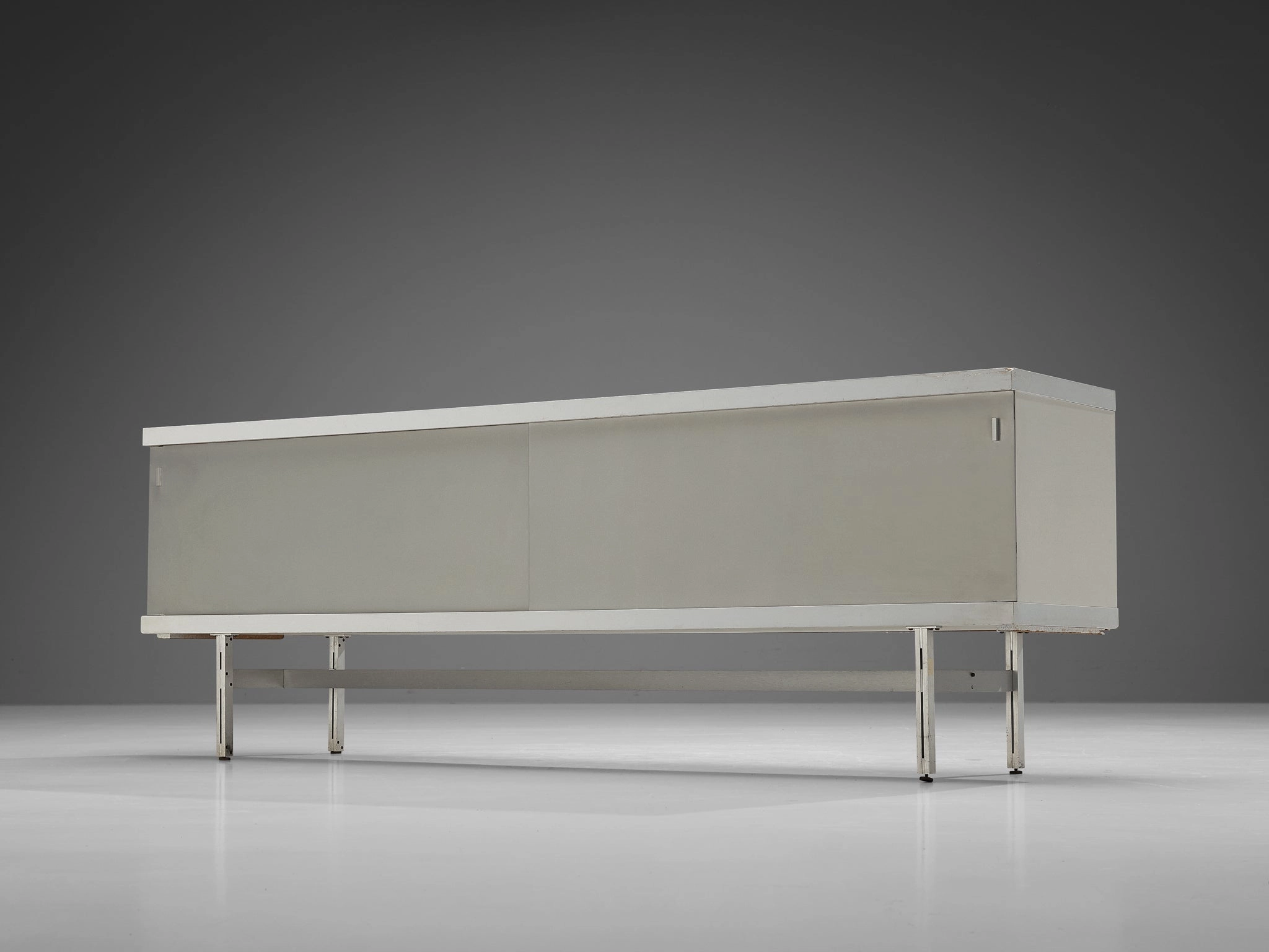 Horst Brning for Behr Minimalist Sideboard with White and Grey Layout