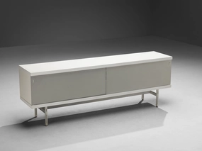 Horst Brning for Behr Minimalist Sideboard with White and Grey Layout storage cabinet,organizer,furniture storage