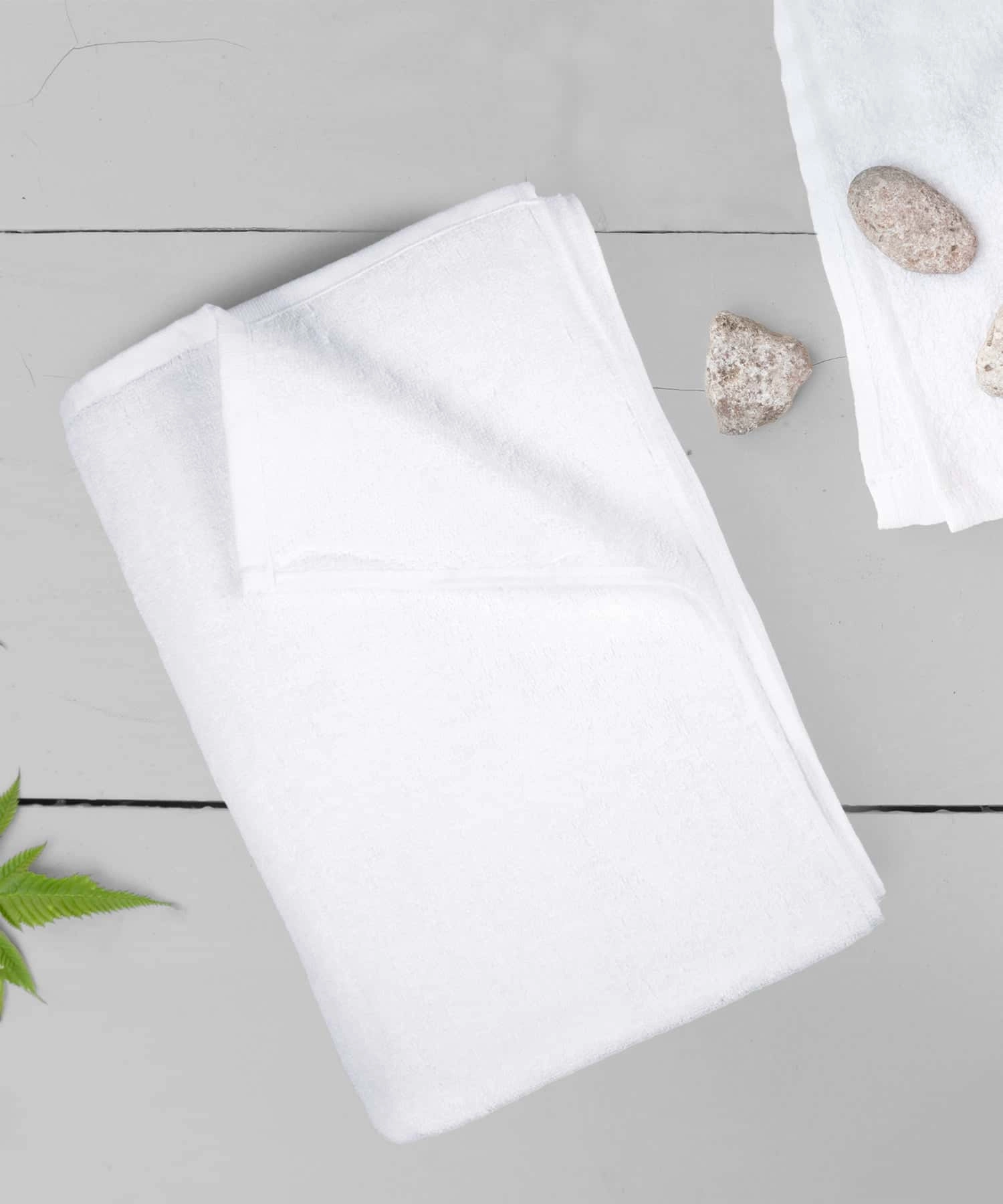 Hotel Premium Whites, Bath Towel Durable, Cotton Rich, Easy Care