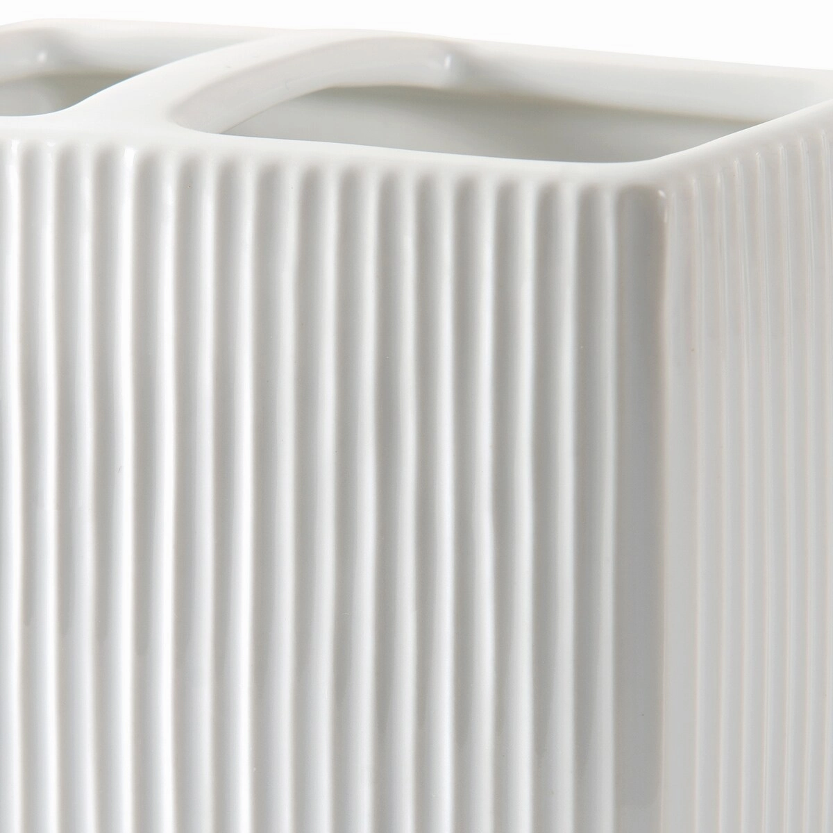 Hotelier Toothbrush Holder Grey - White