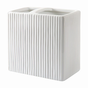 Hotelier Toothbrush Holder Grey - White toothbrush holder,bathroom cup,bathroom organizer