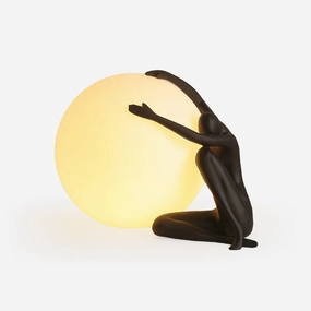 Humanoid Ball Holding Table Lamp table lamp,bedside lamp,lighting decor