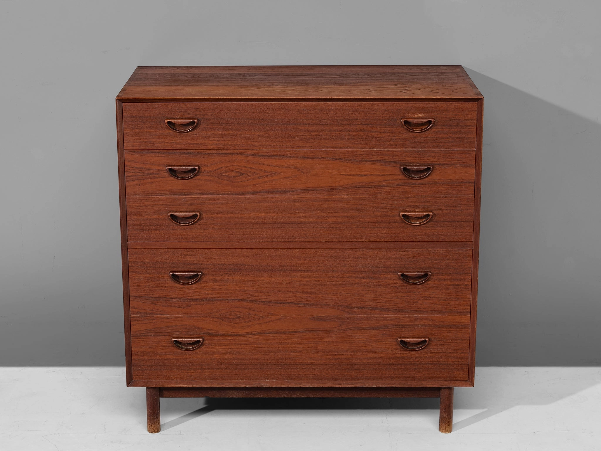 Hvidt & Mlgaard Nielsen for Sborg Mbelfabrik Chest of Drawers in Teak