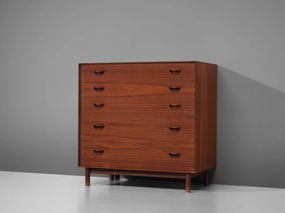 Hvidt & Mlgaard Nielsen for Sborg Mbelfabrik Chest of Drawers in Teak storage cabinet,organizer,furniture storage