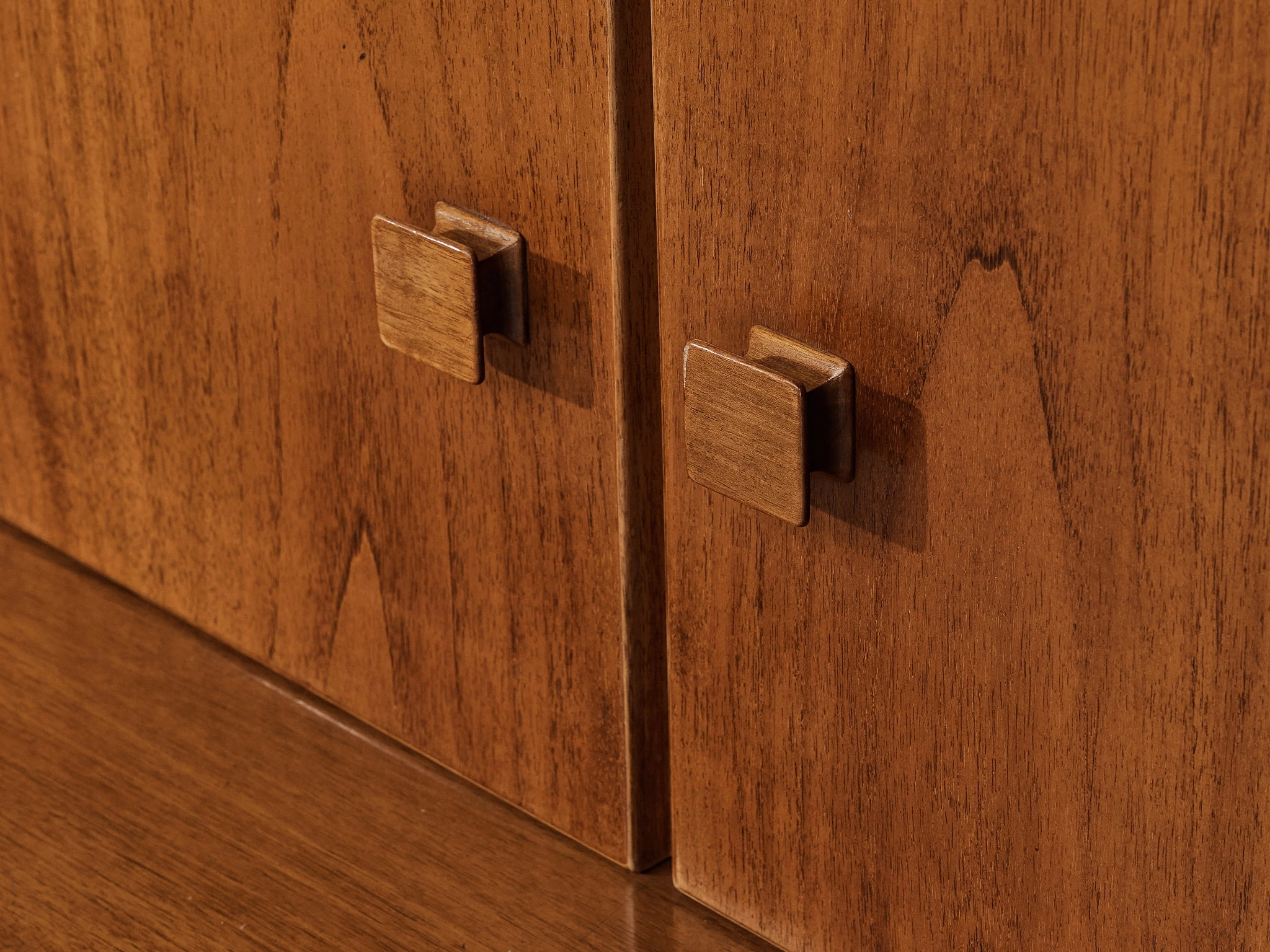 Ilmari Tapiovaara for La Permanente Mobili Cant Bookcases in Walnut