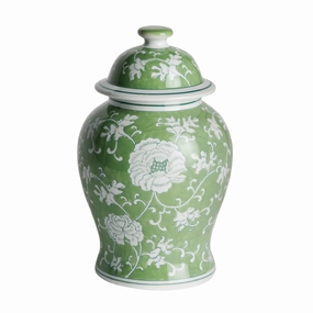 Imperial Lotus Lidded Ginger Jar vase,flower vase,home decoration