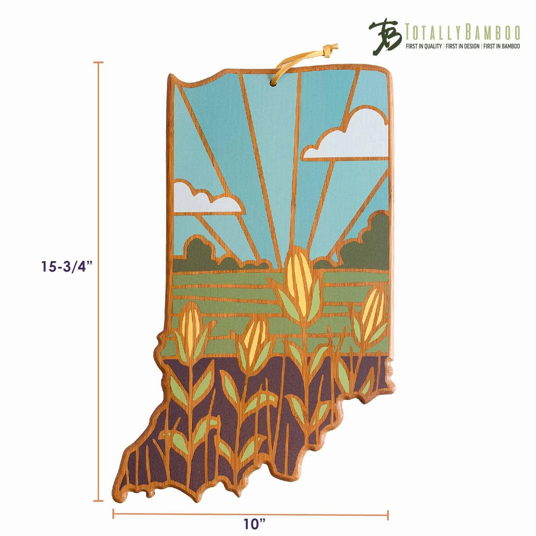 Indiana Cutting Board with Artwork by Summer Stokes