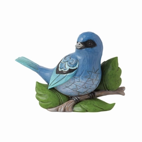 Indio Bunting Bird Fig figurines,decorative figurines,home accents