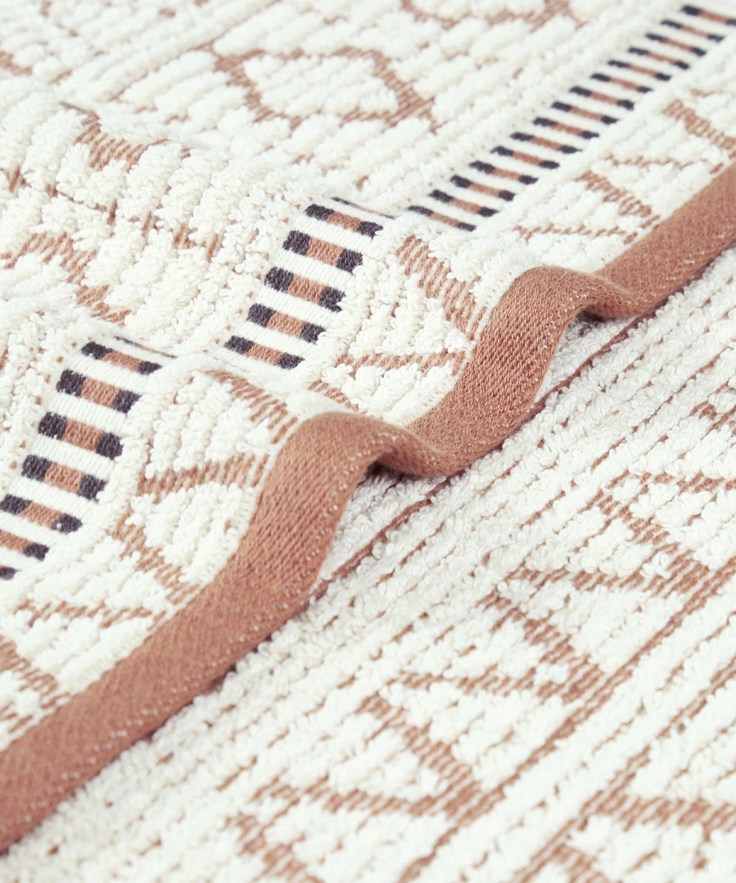 Indulgence By The FirePlace 6Pc Towel Set, Super Soft, Intricate Design, 600 GSM, PEB-ZEN