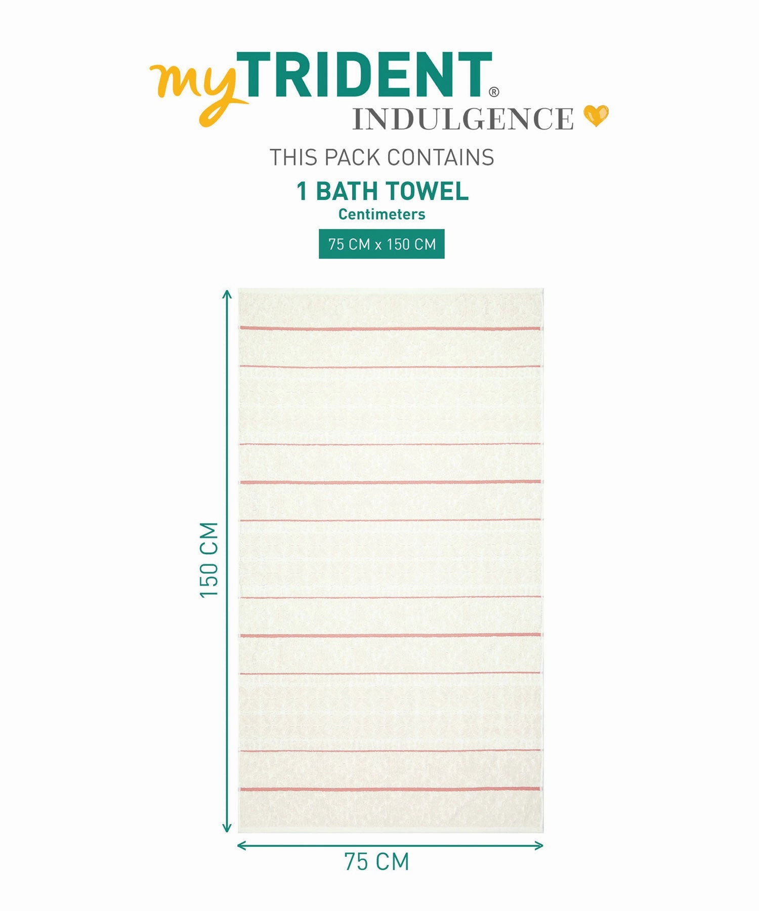 Indulgence By The FirePlace Bath Towel, Super Soft, Intricate Design, 600 GSM, Ripple