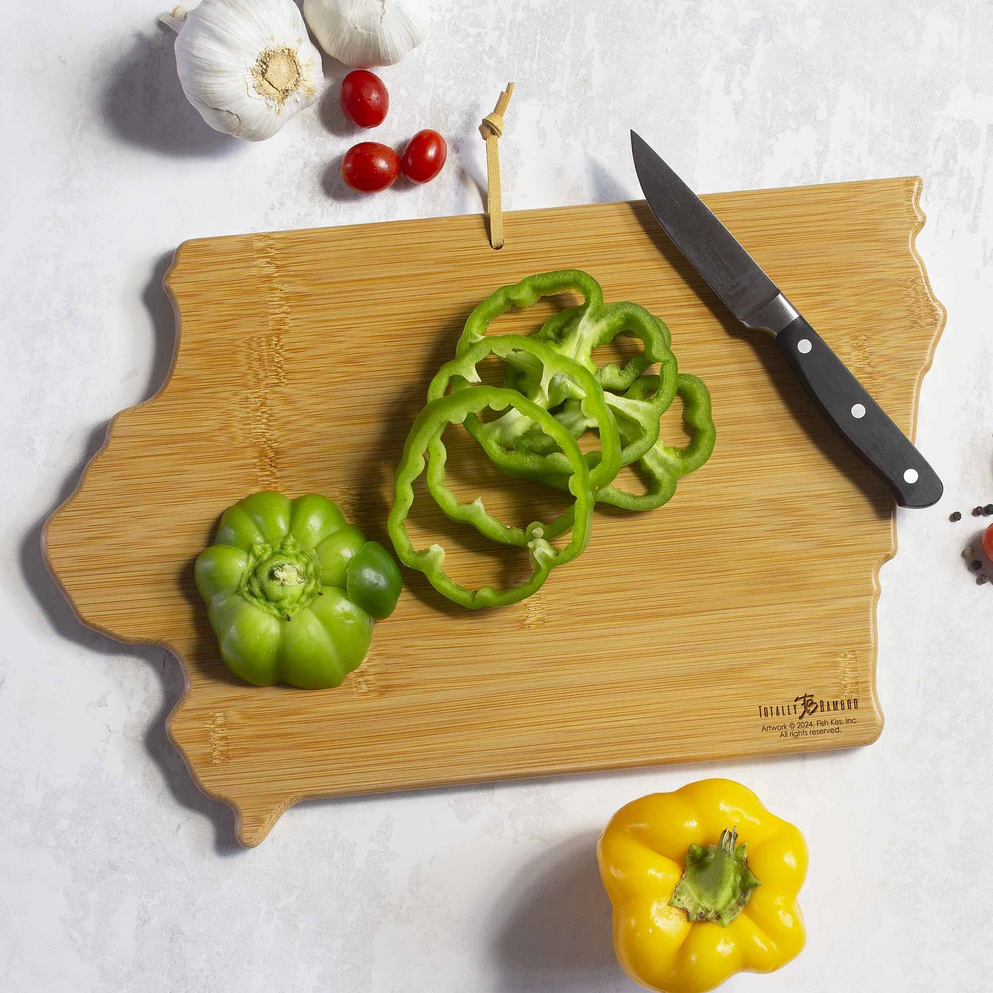 Iowa Cutting Board with Artwork by Fish Kiss