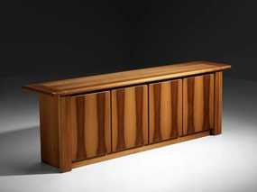 Italian 1970s Sideboard in Walnut storage cabinet,organizer,furniture storage