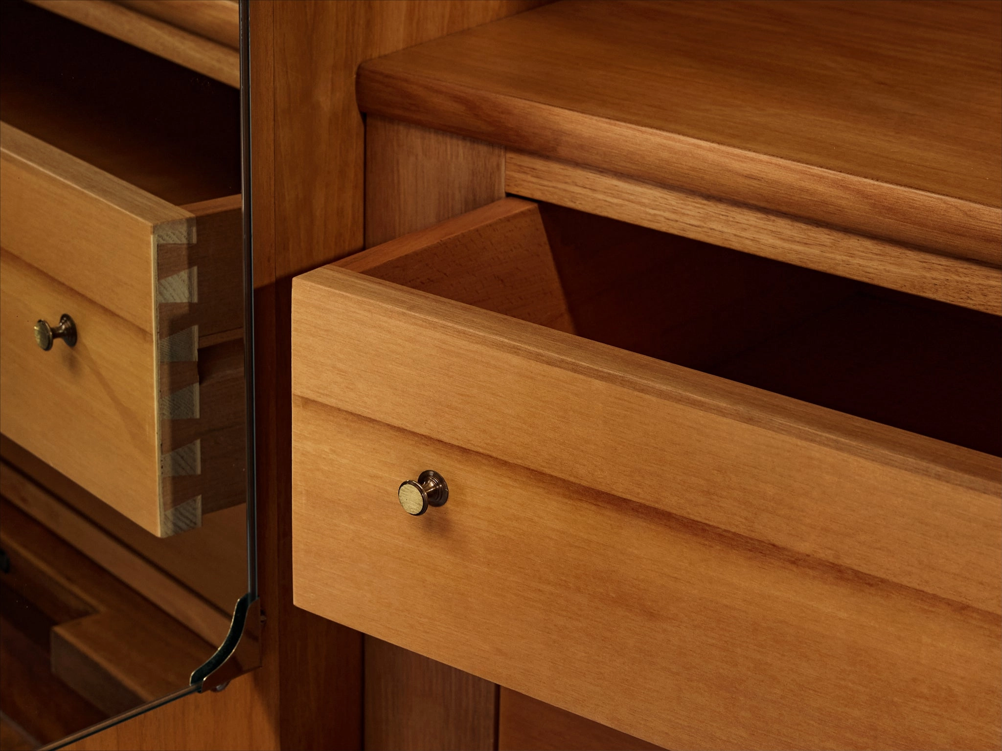 Italian Architectural Wall Unit in Walnut