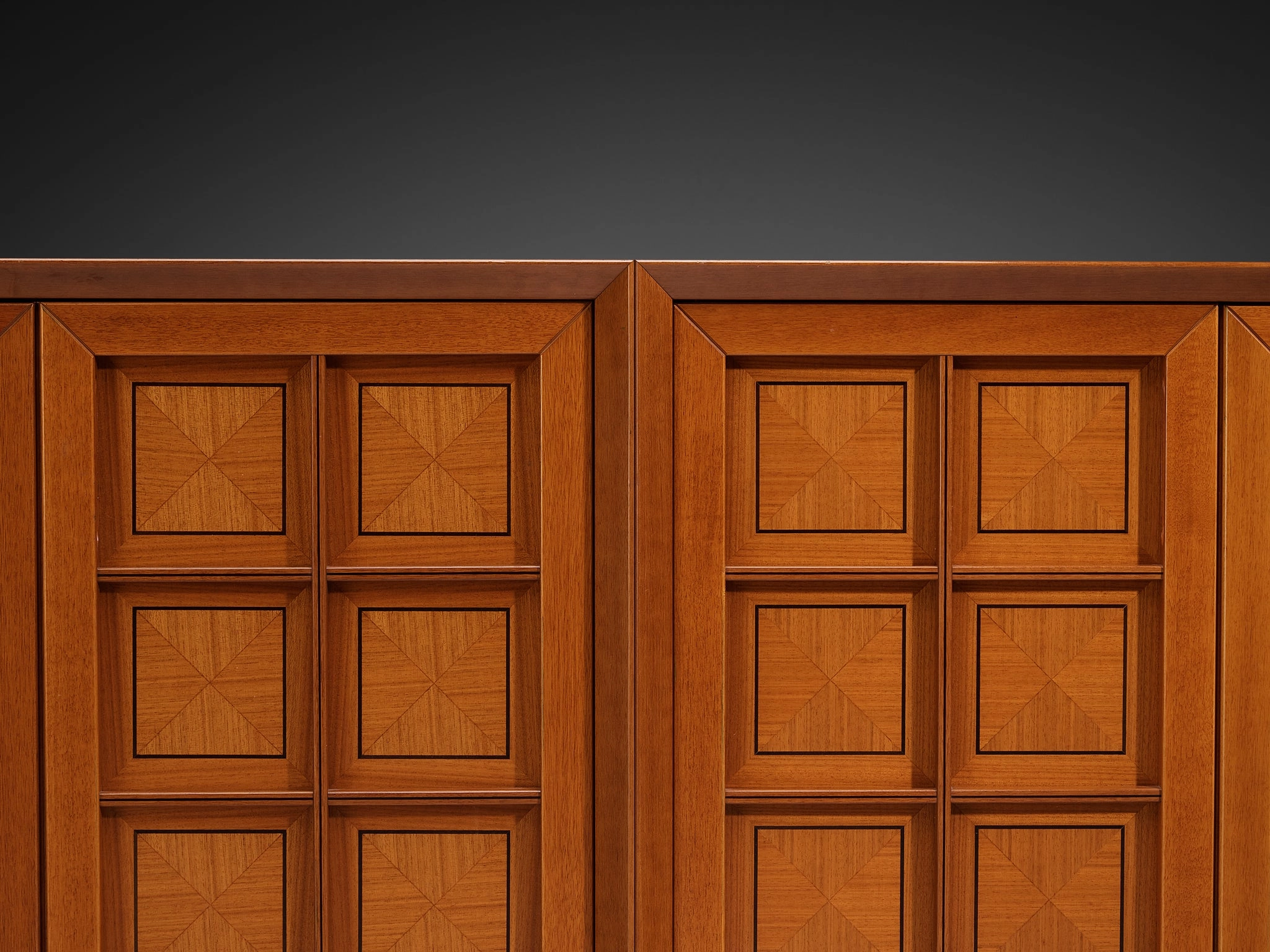 Italian Post-Modern Sideboard with Geometric Front