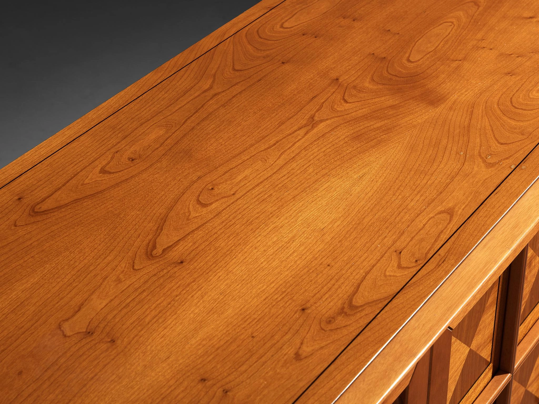 Italian Post-Modern Sideboard with Geometric Front
